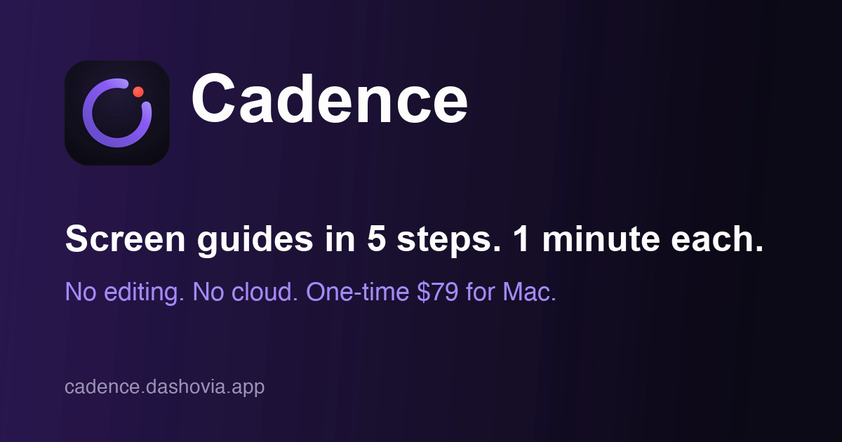 Cadence